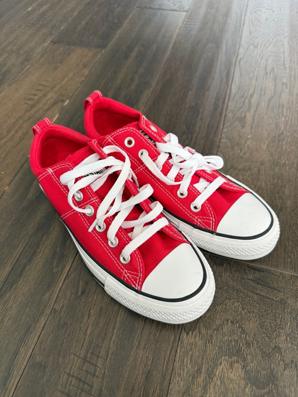 Brand New Red Women’s Low Top Converse - 8
